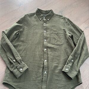 Olive Green Size Large Club Monaco Men's Shirt